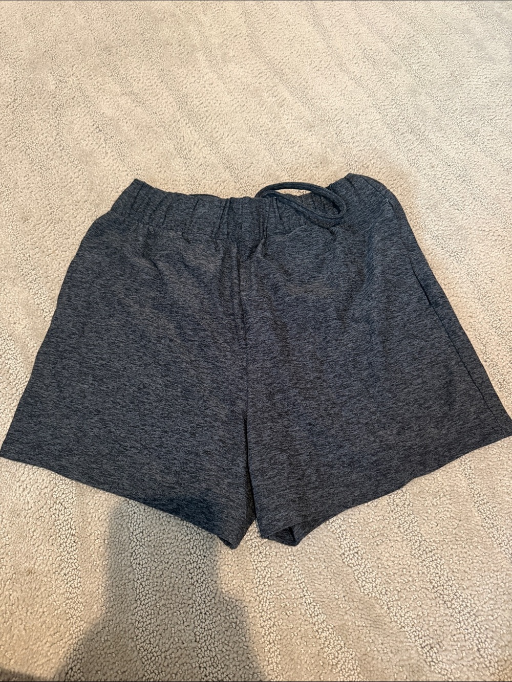 Outdoor Voices Dark Charcoal Athletic Drawstring Shorts
